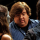Schneider on the set of Victorious in 2009